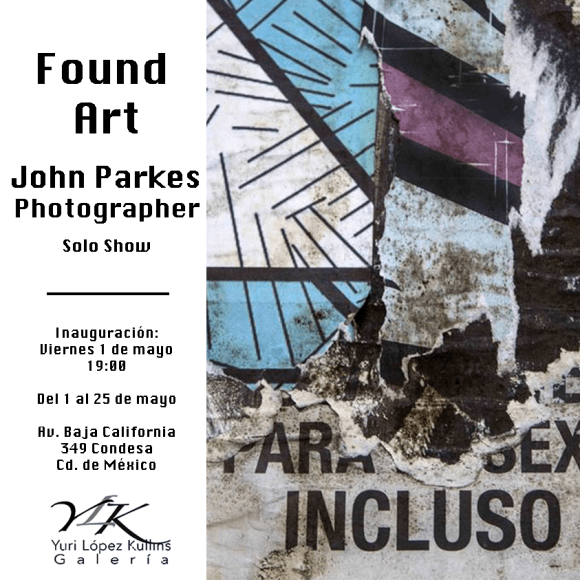 John Parkes Found Art Invitation